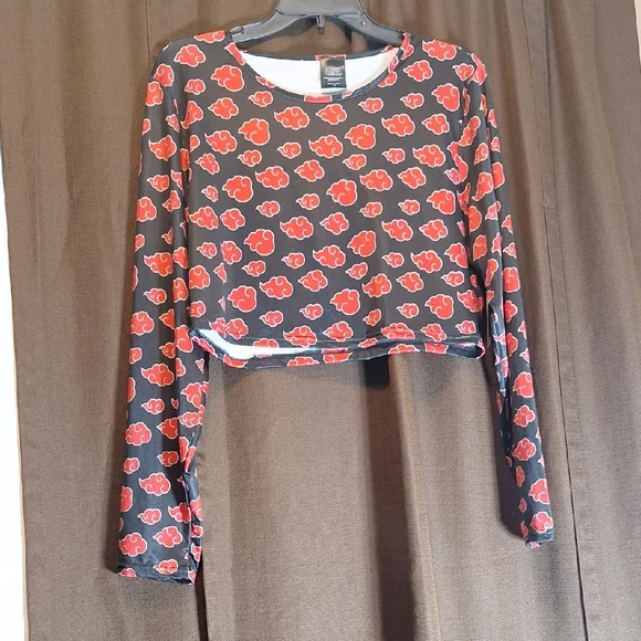 Naruto Brang Long Sleeve Crop - Picture 1 of 6